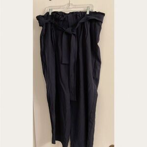 Lane Bryant Navy Wide Leg Pants